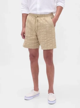 Shorts « Easy » texturé de 7″