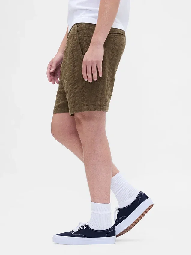 Shorts « Easy » texturé de 7"