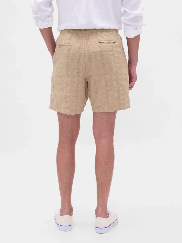 Shorts « Easy » texturé de 7"