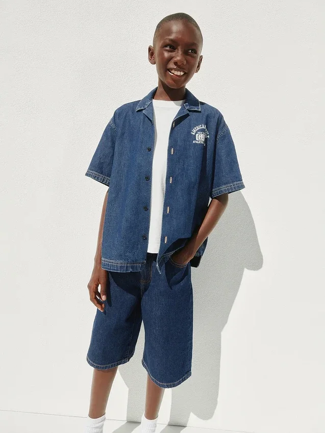 Shorts en denim ample pour enfant