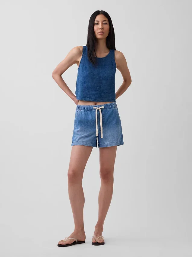 Shorts en denim « Easy » 4"