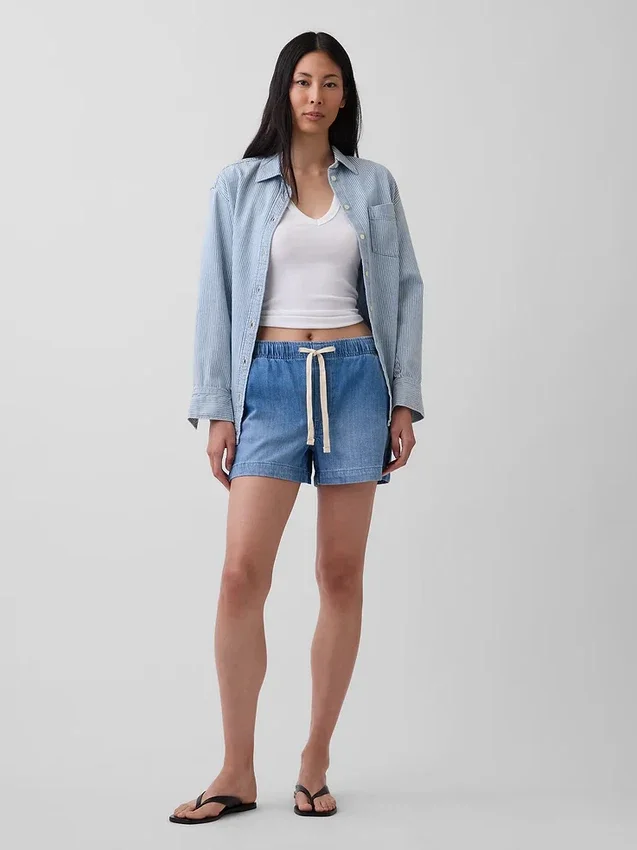 Shorts en denim « Easy » 4"