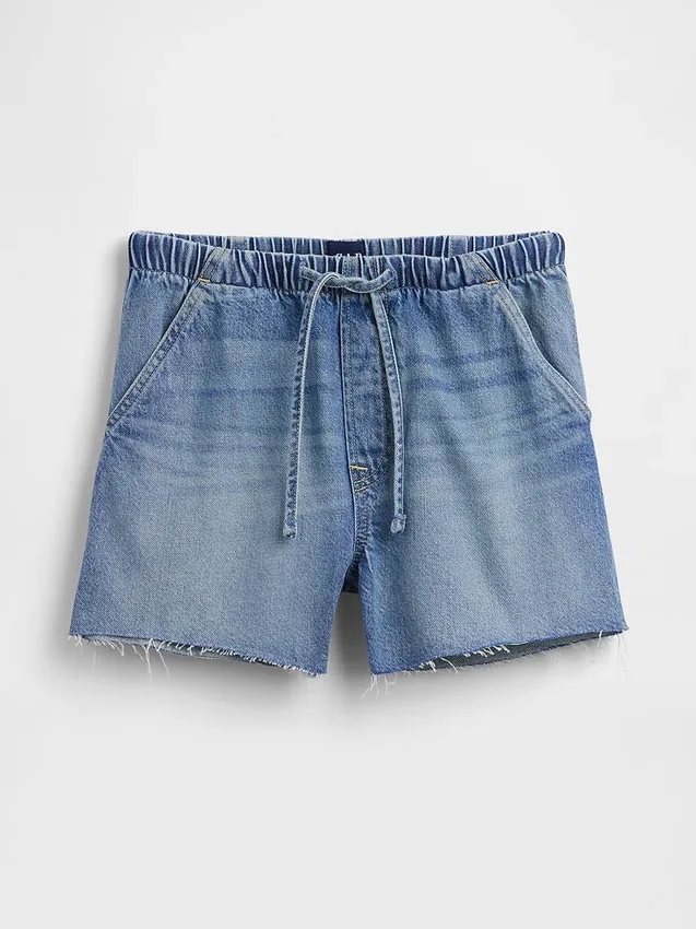 Shorts en denim « Easy » taille basse de 3,5”