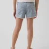 Shorts en denim à rayures et taille basse pour enfant
