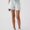 Shorts en denim « Stride » à taille basse pour enfants, brodés d’un citron