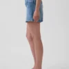 Shorts en denim taille basse 3"