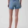 Shorts en denim taille basse 3"