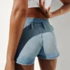 Shorts en denim taille basse 3"