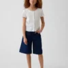 Shorts en denim taille basse allongé pour enfant