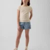 Shorts en denim taille basse pour enfant