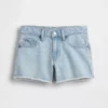 Shorts en denim taille basse pour enfant
