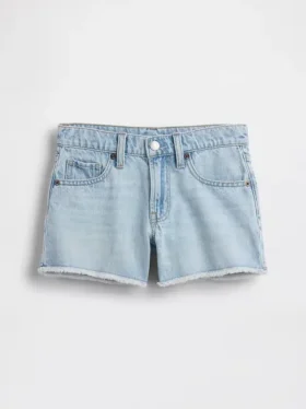 Shorts en denim taille basse pour enfant