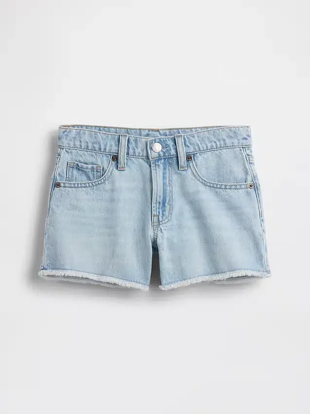 Shorts en denim taille basse pour enfant