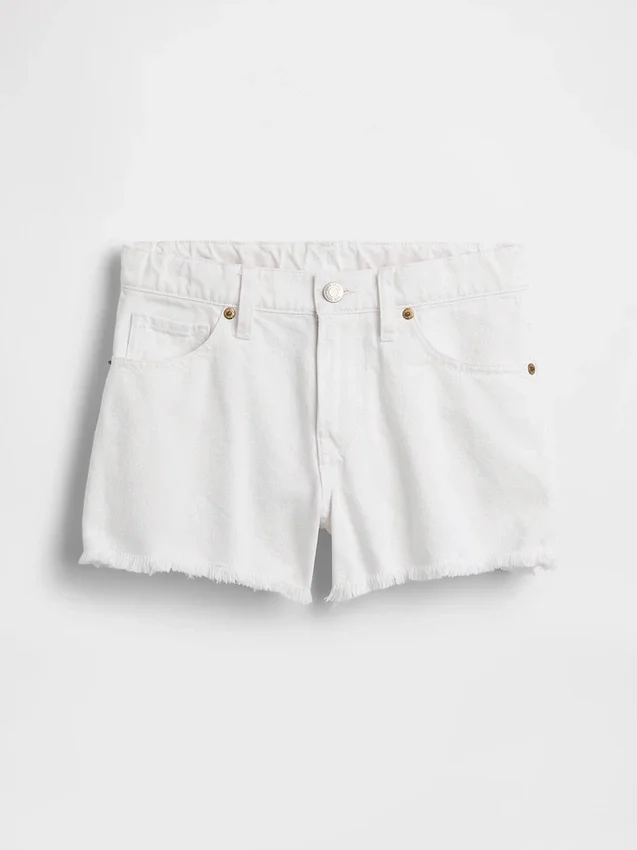 Shorts en denim taille basse pour enfant