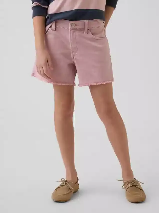 Shorts en denim taille basse pour enfant