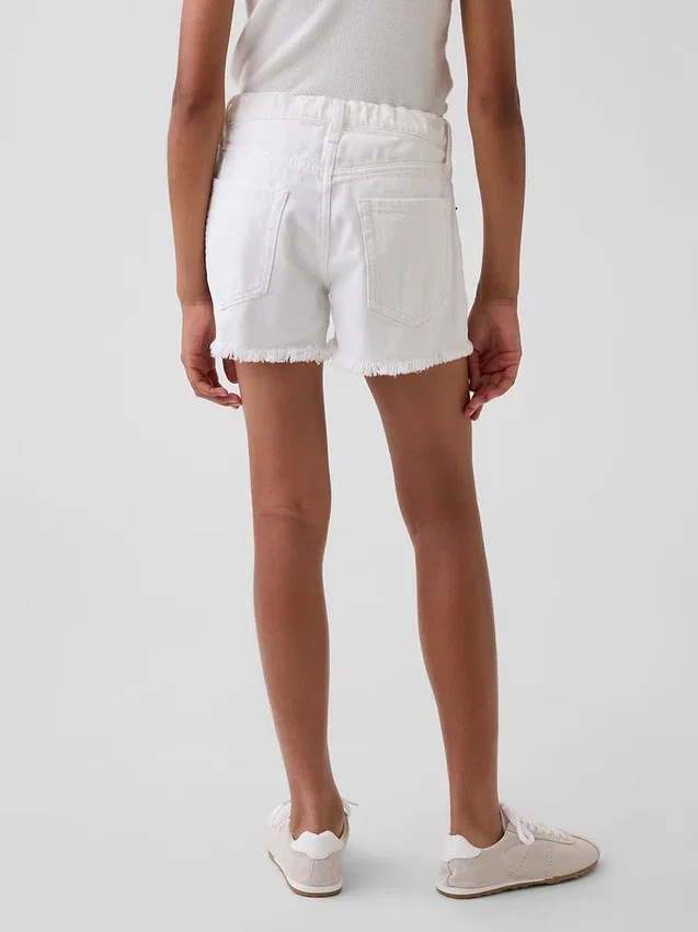 Shorts en denim taille basse pour enfant