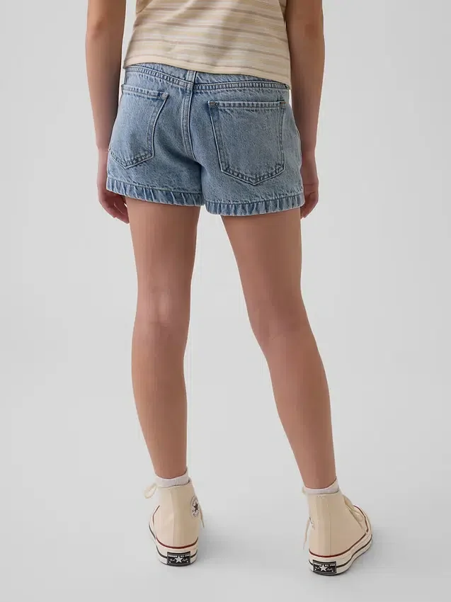 Shorts en denim taille basse pour enfant