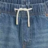 Shorts en denim ultra-doux pour enfant, coupe ample style années 90