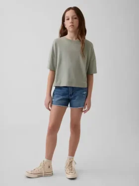 Shorts en denim « Ultrasoft Stride » taille basse pour enfants