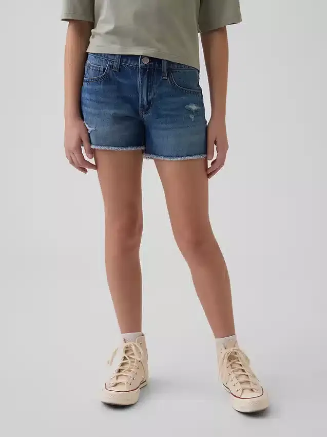Shorts en denim « Ultrasoft Stride » taille basse pour enfants