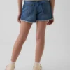 Shorts en denim « Ultrasoft Stride » taille basse pour enfants