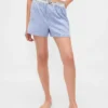 Shorts en flanelle avec logo