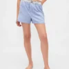 Shorts en flanelle avec logo