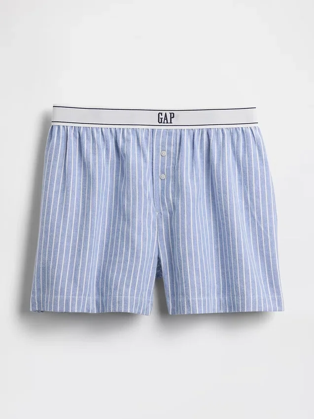 Shorts en flanelle avec logo