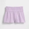 Shorts en gaze de coton pour enfant à ourlet papillon