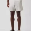 Shorts en lin et coton de 7,5"
