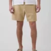 Shorts en lin et coton de 7,5"