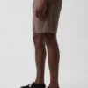 Shorts en lin et coton de 7,5"
