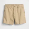 Shorts en lin et coton de 7,5"