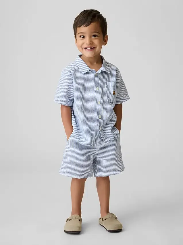 Shorts en lin et coton pour Bébé & Enfant