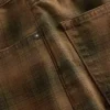 Shorts en toile à carreaux
