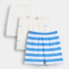 Shorts à enfiler en coton bio « Baby First Favorites » (lot de 3)