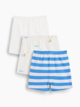 Shorts à enfiler en coton bio « Baby First Favorites » (lot de 3)