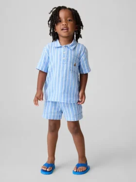 Shorts à enfiler en gaze de coton imprimée pour Bébé & Enfant