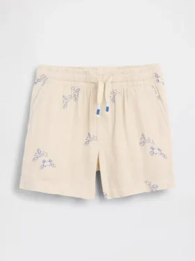 Shorts à enfiler en gaze de coton imprimée pour Bébé & Enfant