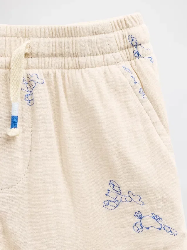 Shorts à enfiler en gaze de coton imprimée pour Bébé & Enfant