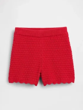 Shorts à enfiler festonnés en crochet pour Bébé & Enfant