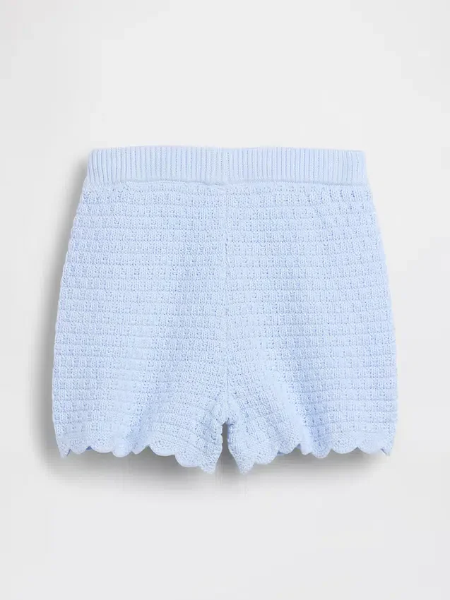 Shorts à enfiler festonnés en crochet pour Bébé & Enfant
