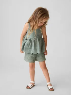 Shorts à enfiler à ourlet ajouré pour Bébé & Enfant