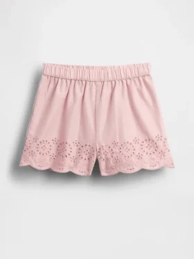 Shorts à enfiler à ourlet ajouré pour Bébé & Enfant
