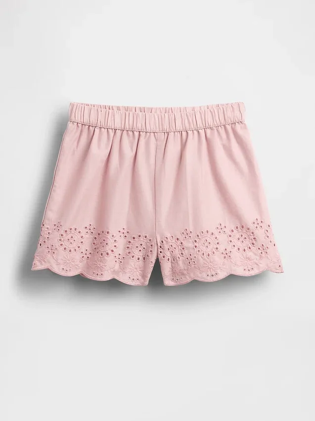 Shorts à enfiler à ourlet ajouré pour Bébé & Enfant