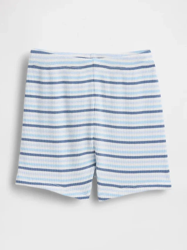 Shorts à enfiler à rayures Tinyrib « Baby First Favorites »