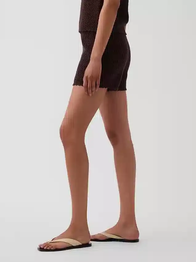 Shorts facile à enfiler en crochet 100 % coton