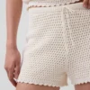 Shorts facile à enfiler en crochet 100 % coton