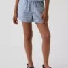 Shorts facile à enfiler en lin et coton à carreaux vichy pour enfant