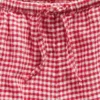 Shorts facile à enfiler en lin et coton à carreaux vichy pour enfant